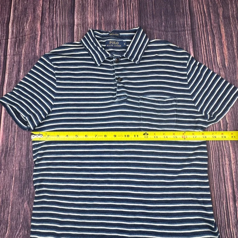 Polo Ralph Lauren Striped Polo Small Cotton Nautical Preppy Short Sleeve Shirt